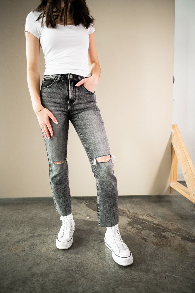 Madeline High Rise Straight Jean